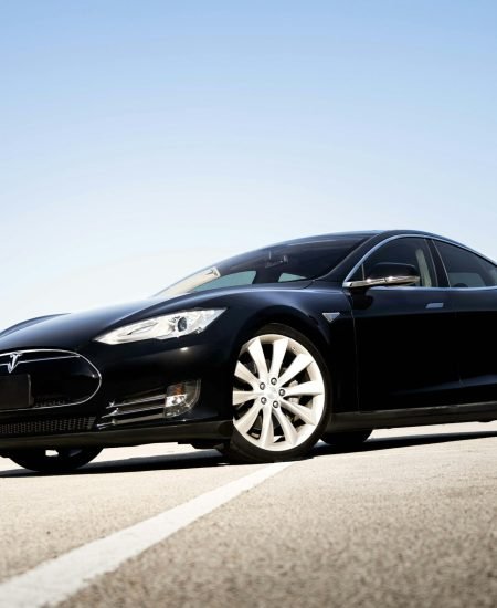 tesla black side