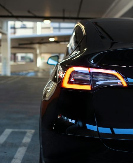 tesla car back side parts