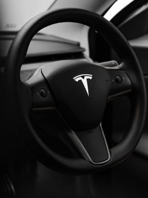 tesla car part interior