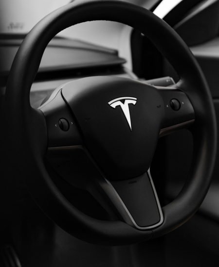tesla car part interior