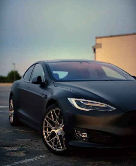 tesla car parts black tire